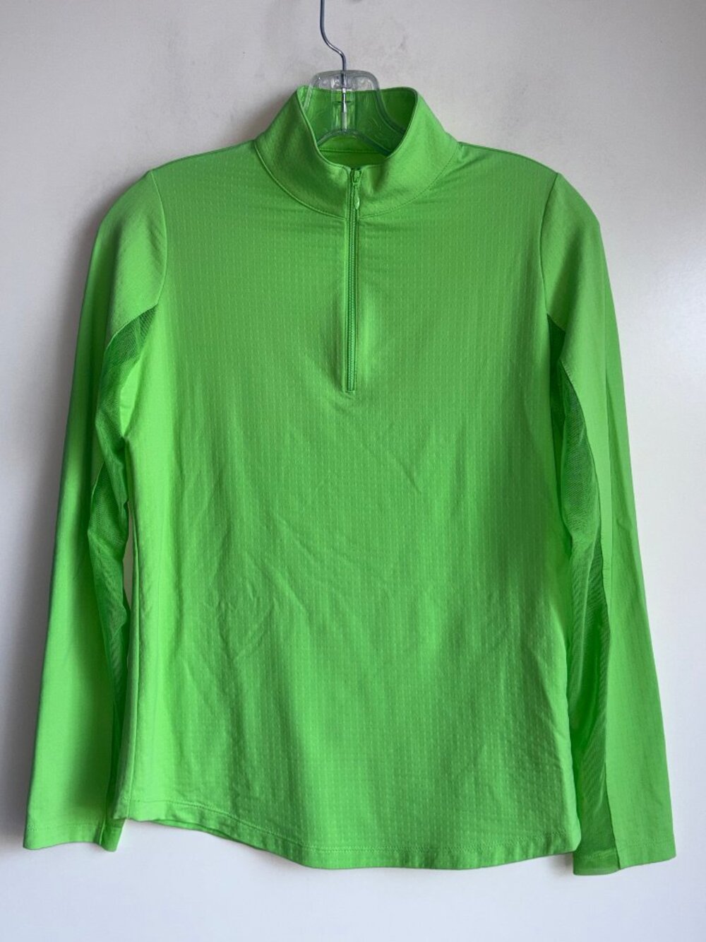 IBKUL Long Sleeve 1/4 Zip Golf Top Size XS
